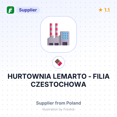 HURTOWNIA LEMARTO - FILIA CZESTOCHOWA – summary card, no photo uploaded yet