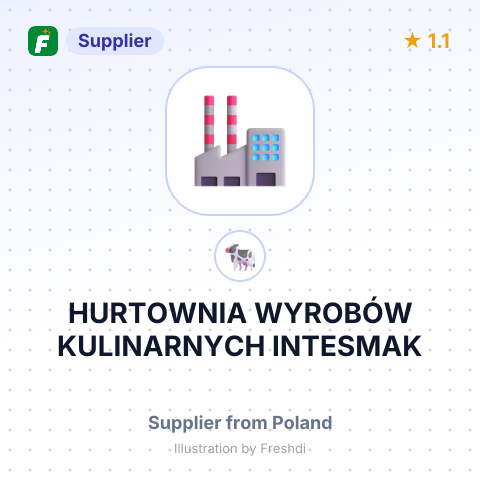 HURTOWNIA WYROBÓW KULINARNYCH INTESMAK – summary card, no photo uploaded yet
