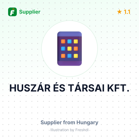 HUSZÁR ÉS TÁRSAI KFT. – summary card, no photo uploaded yet