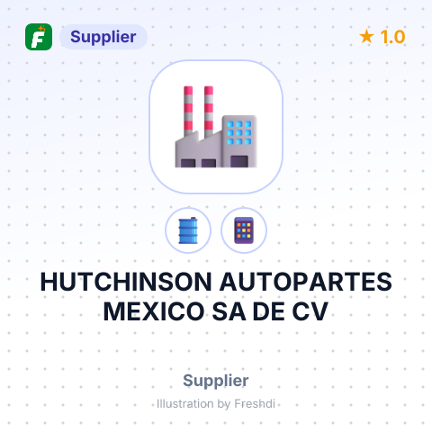 HUTCHINSON AUTOPARTES MEXICO SA DE CV – summary card, no photo uploaded yet