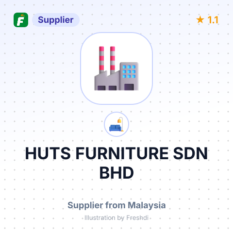 HUTS FURNITURE SDN BHD – summary card, no photo uploaded yet