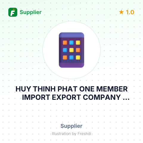 HUY THINH PHAT ONE MEMBER IMPORT EXPORT COMPANY LIMITED – summary card, no photo uploaded yet