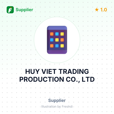 HUY VIET TRADING PRODUCTION CO., LTD – summary card, no photo uploaded yet