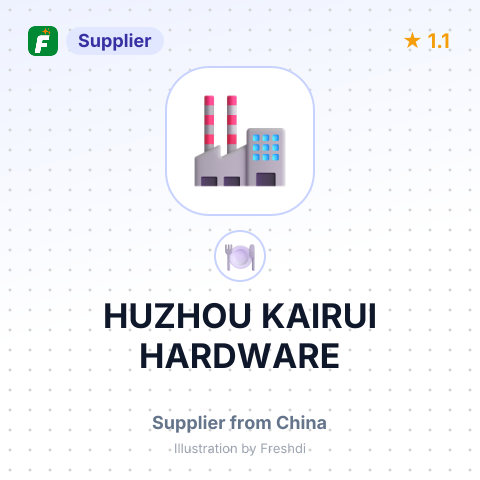 HUZHOU KAIRUI HARDWARE – summary card, no photo uploaded yet