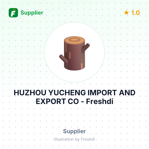 HUZHOU YUCHENG IMPORT AND EXPORT CO – summary card, no photo uploaded yet
