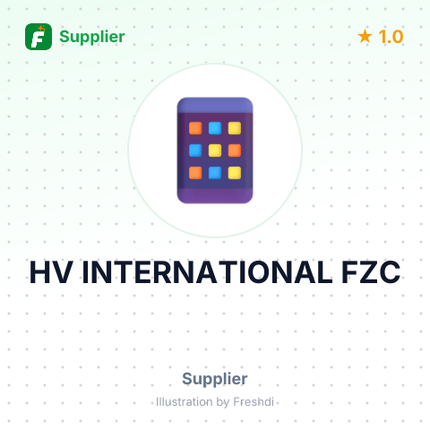 HV INTERNATIONAL FZC – summary card, no photo uploaded yet