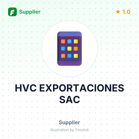 HVC EXPORTACIONES SAC – summary card, no photo uploaded yet