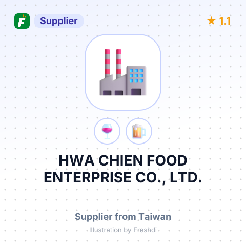 HWA CHIEN FOOD ENTERPRISE CO., LTD. – summary card, no photo uploaded yet