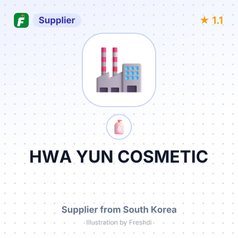 HWA YUN COSMETIC – summary card, no photo uploaded yet