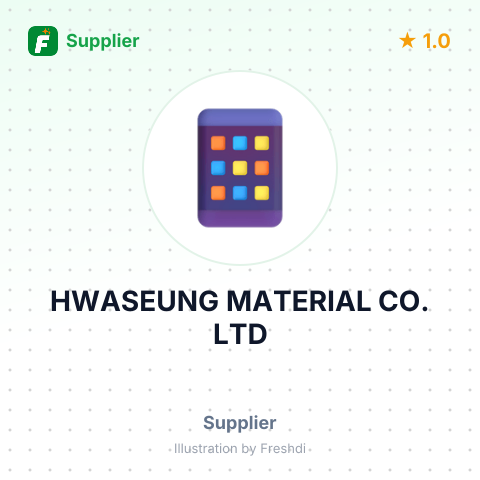 HWASEUNG MATERIAL CO. LTD – summary card, no photo uploaded yet
