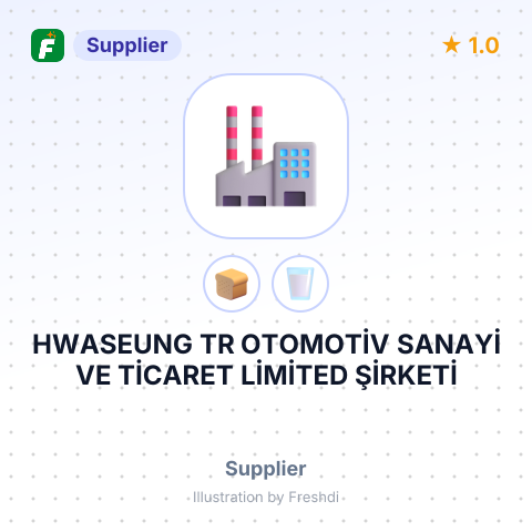 HWASEUNG TR OTOMOTİV SANAYİ VE TİCARET LİMİTED ŞİRKETİ – summary card, no photo uploaded yet
