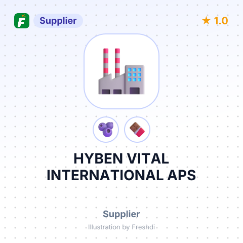 HYBEN VITAL INTERNATIONAL APS – summary card, no photo uploaded yet