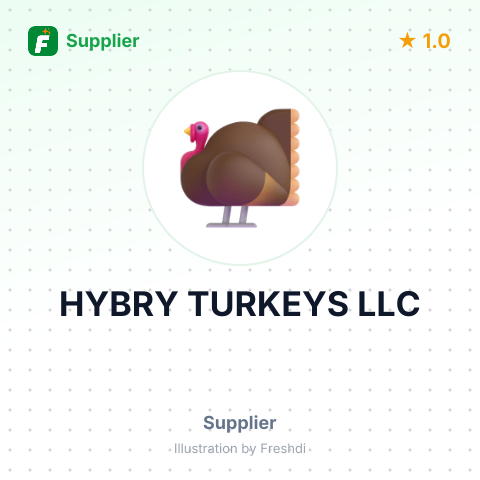 HYBRY TURKEYS LLC – summary card, no photo uploaded yet