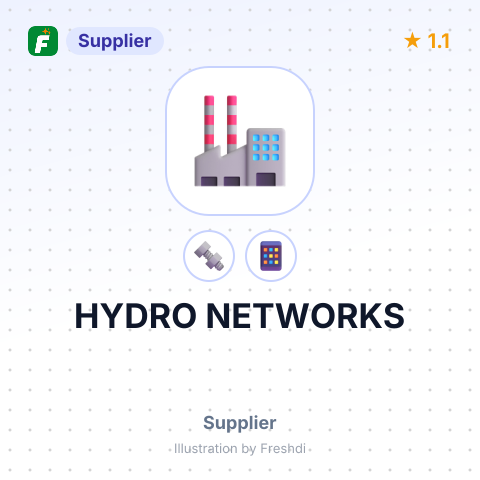 HYDRO NETWORKS – summary card, no photo uploaded yet