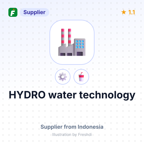 HYDRO water technology – summary card, no photo uploaded yet
