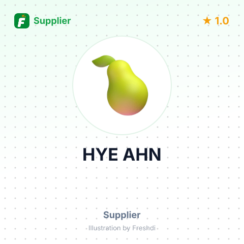 HYE AHN – summary card, no photo uploaded yet
