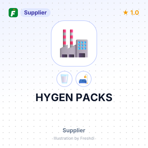 HYGEN PACKS – summary card, no photo uploaded yet
