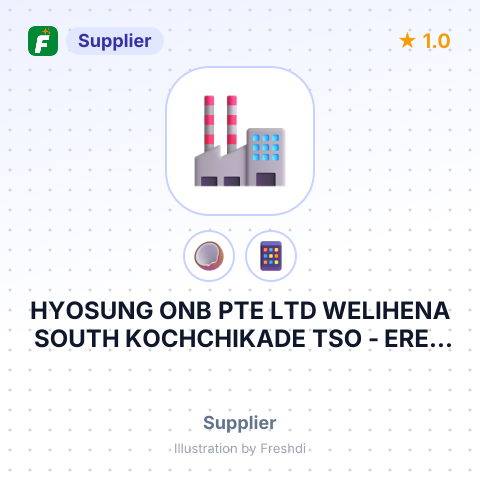 HYOSUNG ONB PTE LTD WELIHENA SOUTH KOCHCHIKADE TSO - EREG DDC RMU ORDER – summary card, no photo uploaded yet