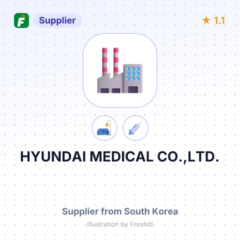 HYUNDAI MEDICAL CO.,LTD. – summary card, no photo uploaded yet