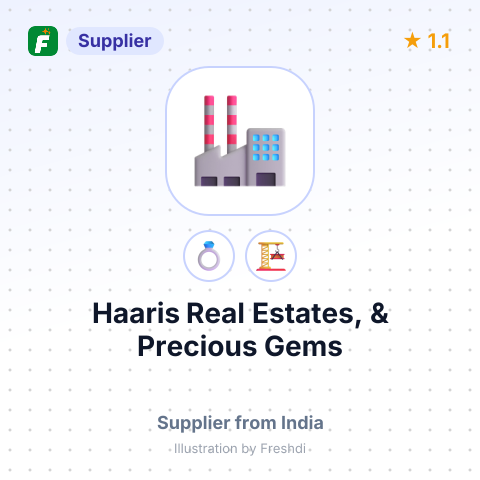 Haaris Real Estates, & Precious Gems – summary card, no photo uploaded yet