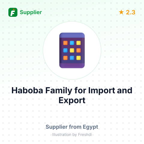 Haboba Family for Import and Export – summary card, no photo uploaded yet