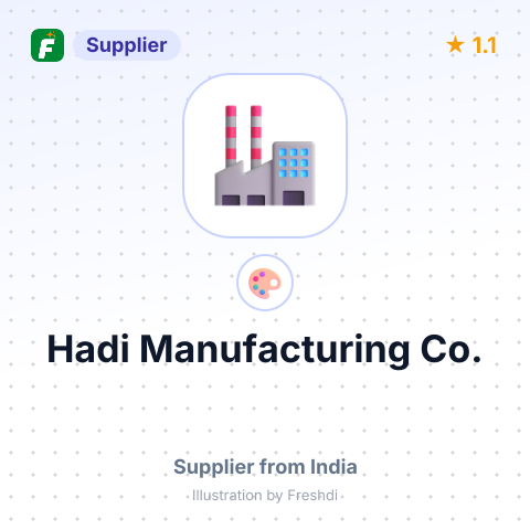 Hadi Manufacturing Co. – summary card, no photo uploaded yet