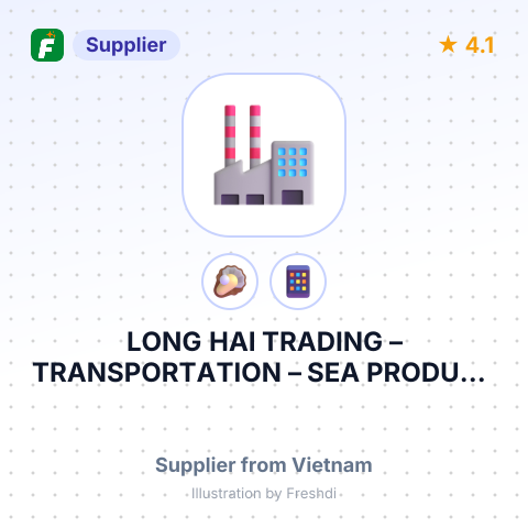 LONG HAI TRADING – TRANSPORTATION – SEA PRODUCT – PROCESSING., JSC – summary card, no photo uploaded yet