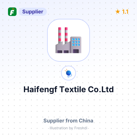 Haifengf Textile Co.Ltd – summary card, no photo uploaded yet