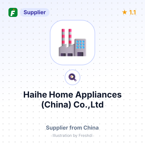 Haihe Home Appliances (China) Co.,Ltd – summary card, no photo uploaded yet