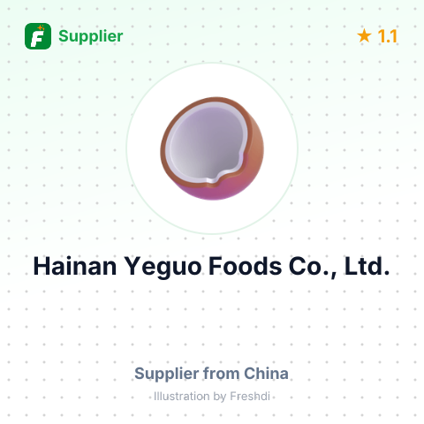 Hainan Yeguo Foods Co., Ltd.  – summary card, no photo uploaded yet