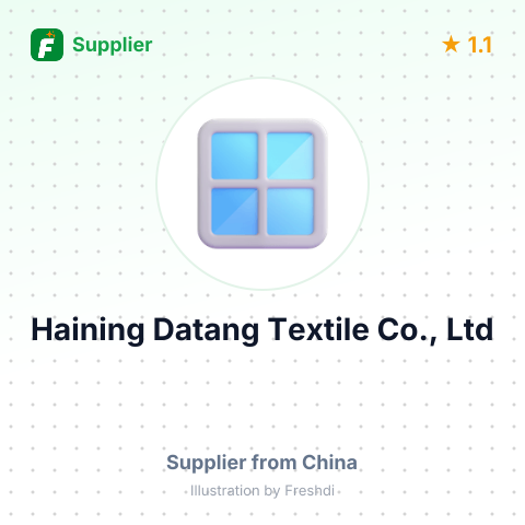 Haining Datang Textile Co., Ltd – summary card, no photo uploaded yet