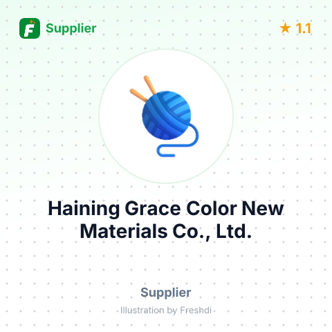 Haining Grace Color New Materials Co., Ltd. – summary card, no photo uploaded yet