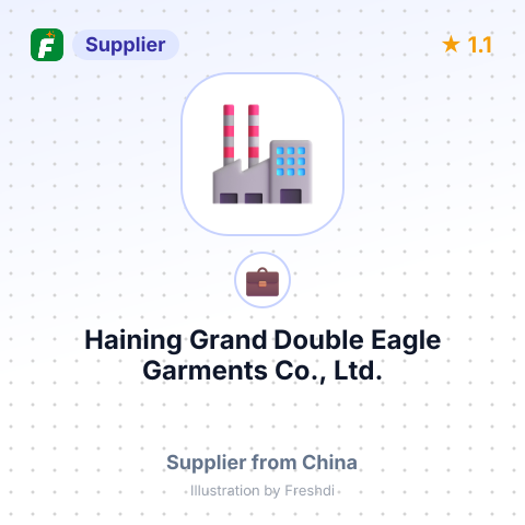Haining Grand Double Eagle Garments Co., Ltd. – summary card, no photo uploaded yet