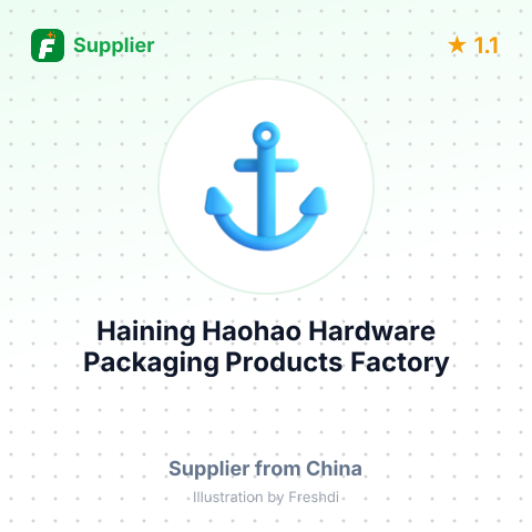 Haining Haohao Hardware Packaging Products Factory – summary card, no photo uploaded yet