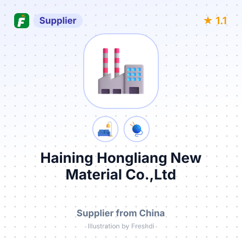 Haining Hongliang New Material Co.,Ltd – summary card, no photo uploaded yet