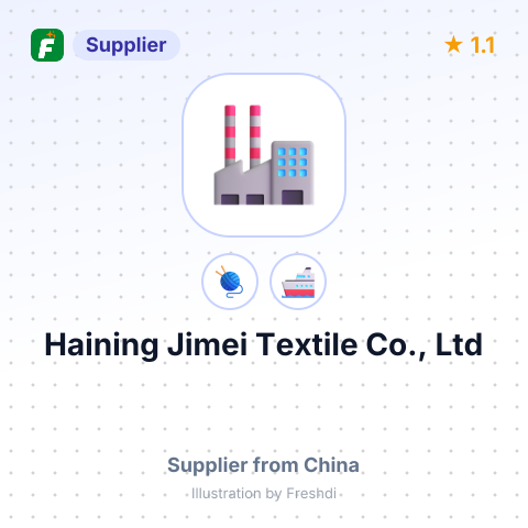 Haining Jimei Textile Co., Ltd – summary card, no photo uploaded yet