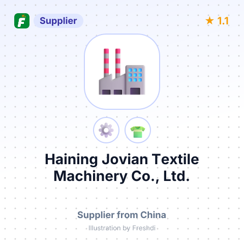 Haining Jovian Textile Machinery Co., Ltd. – summary card, no photo uploaded yet
