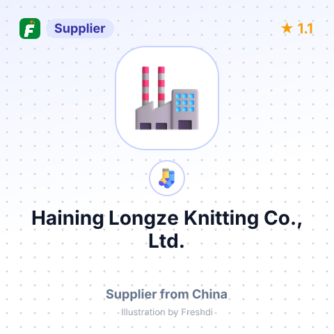 Haining Longze Knitting Co., Ltd. – summary card, no photo uploaded yet