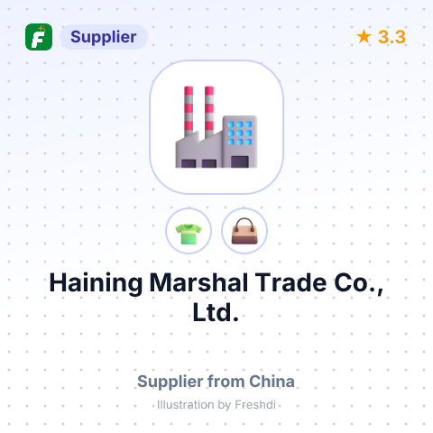 Haining Marshal Trade Co., Ltd. – summary card, no photo uploaded yet