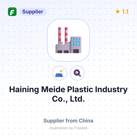 Haining Meide Plastic Industry Co., Ltd. – summary card, no photo uploaded yet