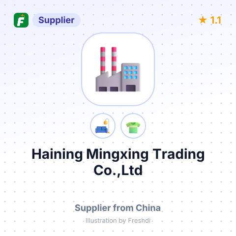 Haining Mingxing Trading Co.,Ltd – summary card, no photo uploaded yet