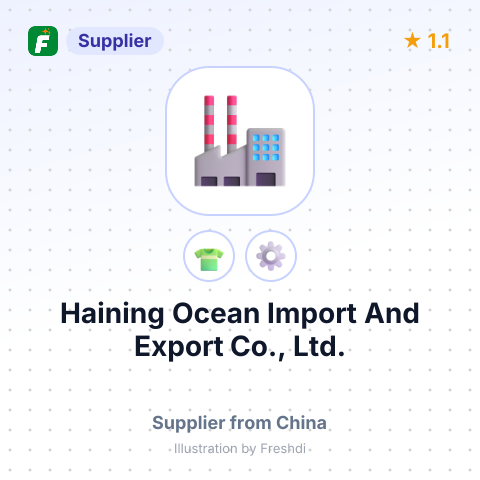 Haining Ocean Import And Export Co., Ltd. – summary card, no photo uploaded yet