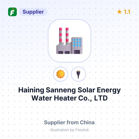 Haining Sanneng Solar Energy Water Heater Co., LTD – summary card, no photo uploaded yet