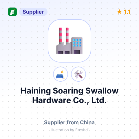 Haining Soaring Swallow Hardware Co., Ltd. – summary card, no photo uploaded yet