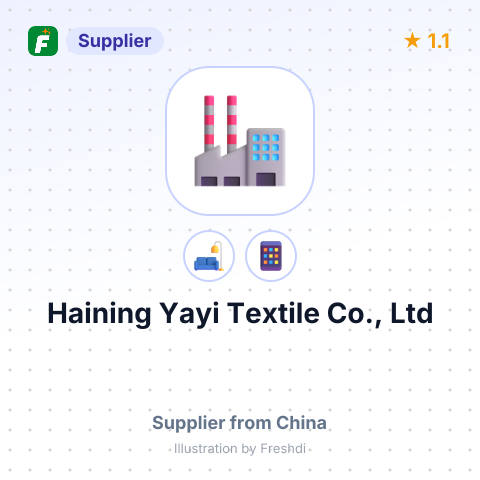Haining Yayi Textile Co., Ltd – summary card, no photo uploaded yet