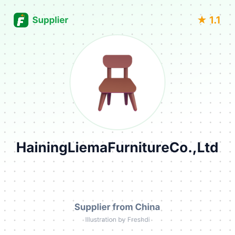 HainingLiemaFurnitureCo.,Ltd – summary card, no photo uploaded yet