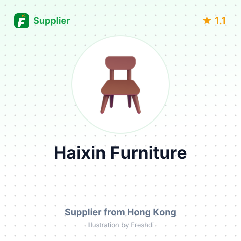 Haixin Furniture – summary card, no photo uploaded yet