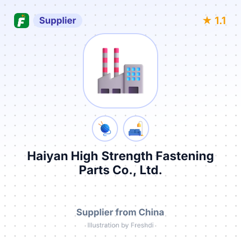 Haiyan High Strength Fastening Parts Co., Ltd. – summary card, no photo uploaded yet