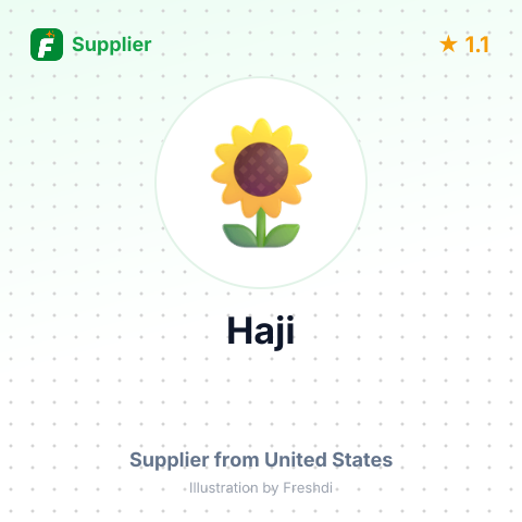 Haji  – summary card, no photo uploaded yet