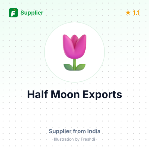 Half Moon Exports  – summary card, no photo uploaded yet